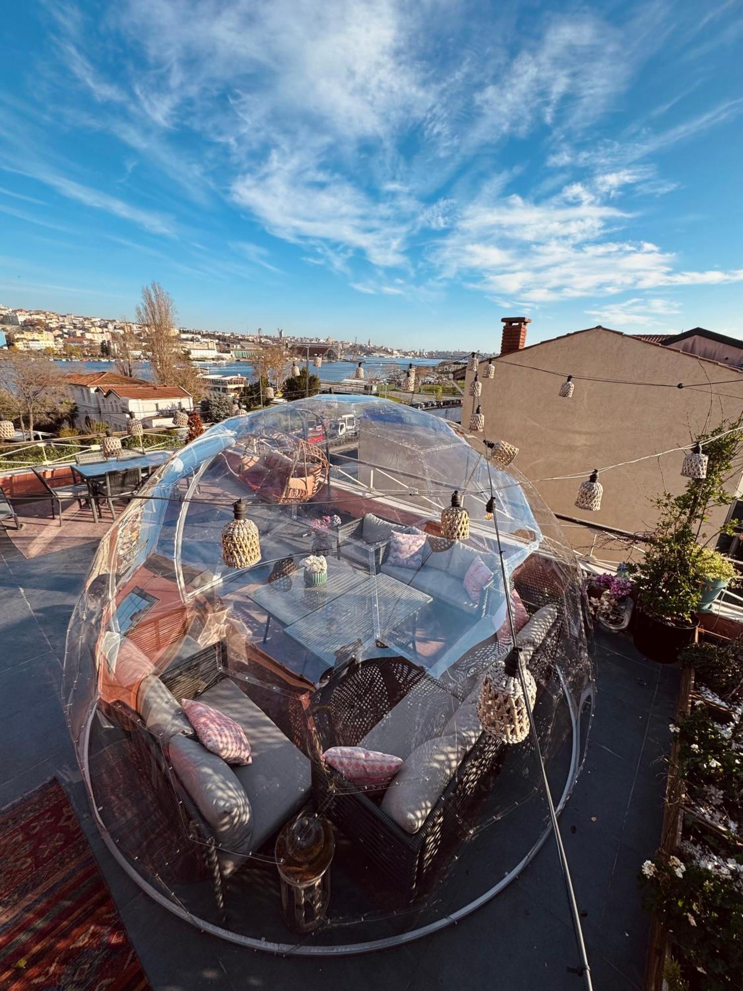 Waterfront Apartment By The Tram - Terrace With Dome & Golden Horn View In Fatih Istanbulská provincie Exteriér fotografie