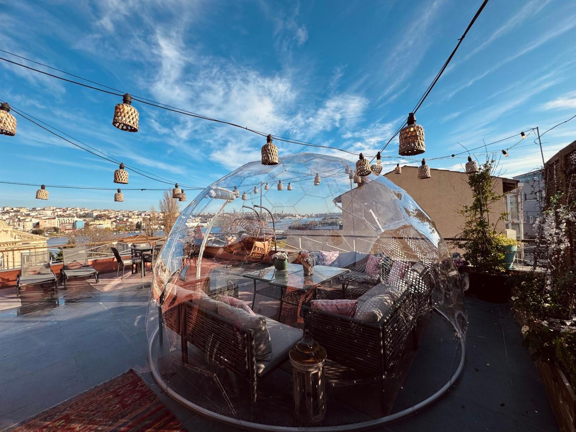 Waterfront Apartment By The Tram - Terrace With Dome & Golden Horn View In Fatih Istanbulská provincie Exteriér fotografie