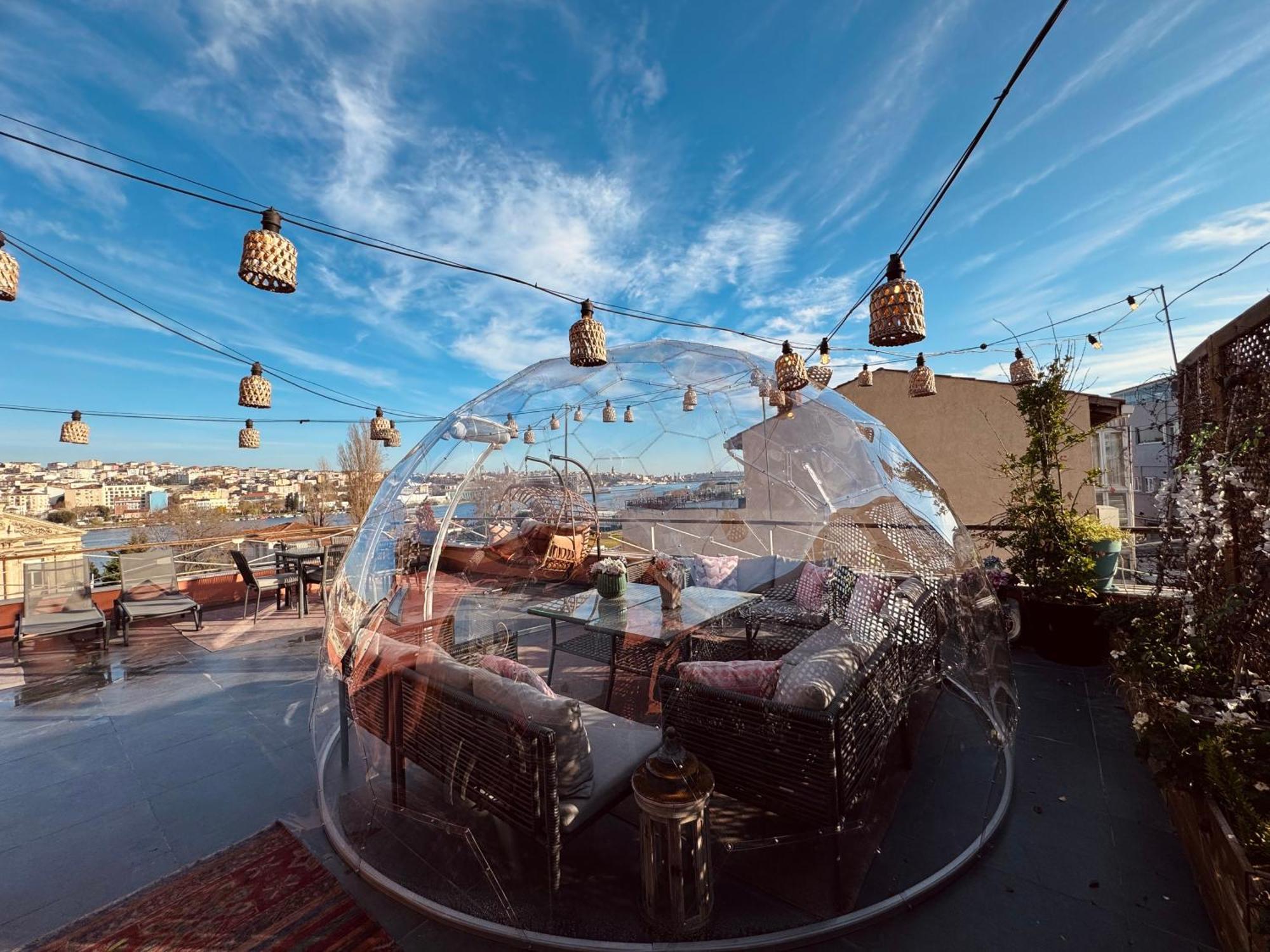 Waterfront Apartment By The Tram - Terrace With Dome & Golden Horn View In Fatih Istanbulská provincie Exteriér fotografie