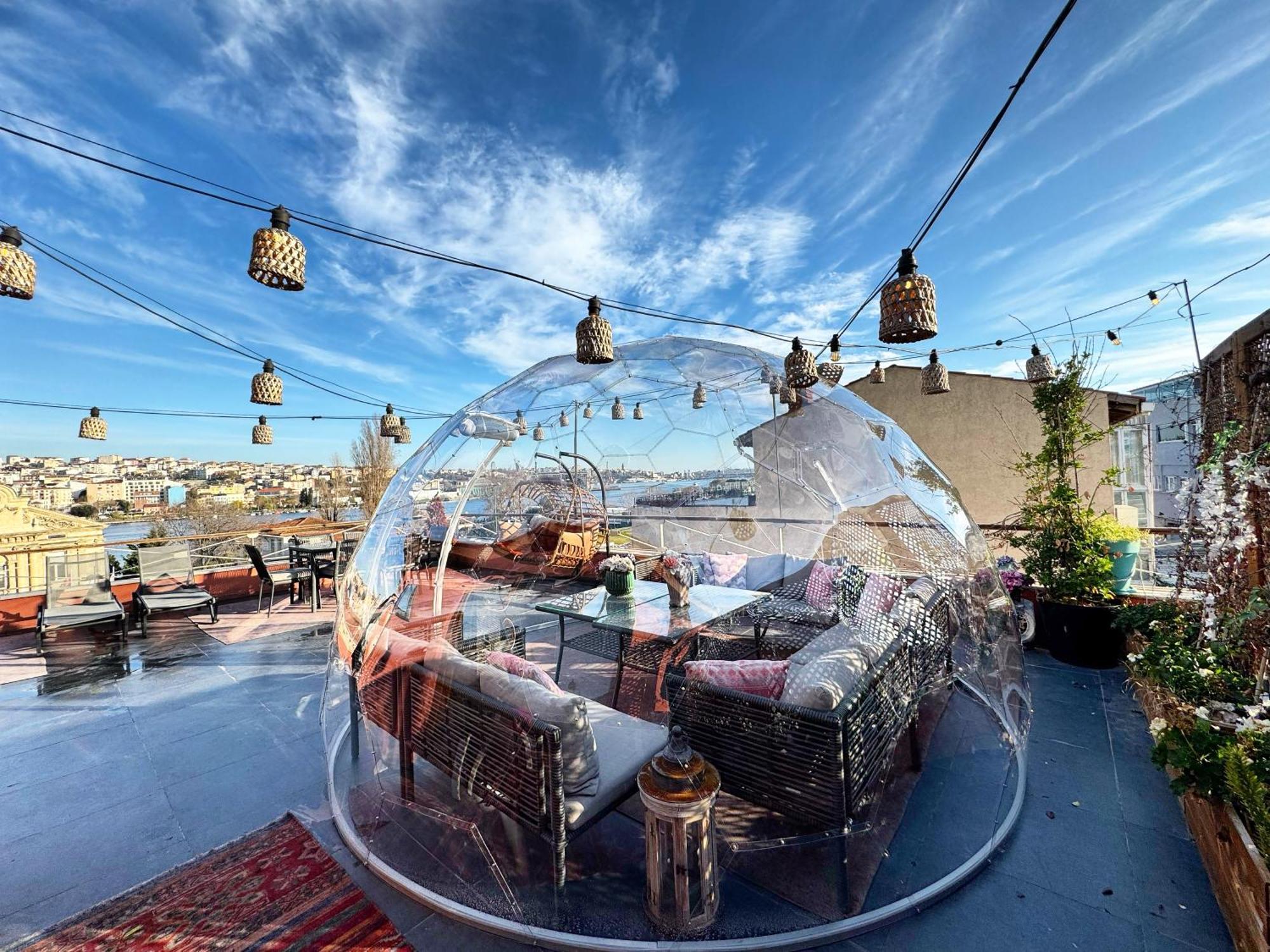 Waterfront Apartment By The Tram - Terrace With Dome & Golden Horn View In Fatih Istanbulská provincie Exteriér fotografie